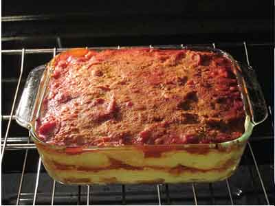 Vegan zucchini lasagna