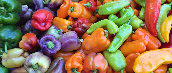 Peppers at the Fairfax Farmers Market