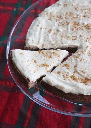 Spice Cake with Maple Vanilla Frosting