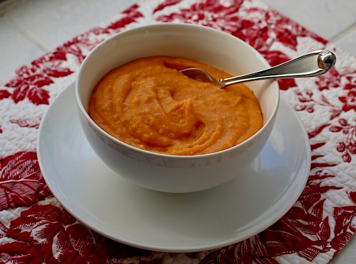 Roasted Carrot Parsnip and Ginger Soup