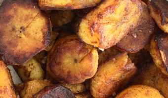 Pan roasted plantains